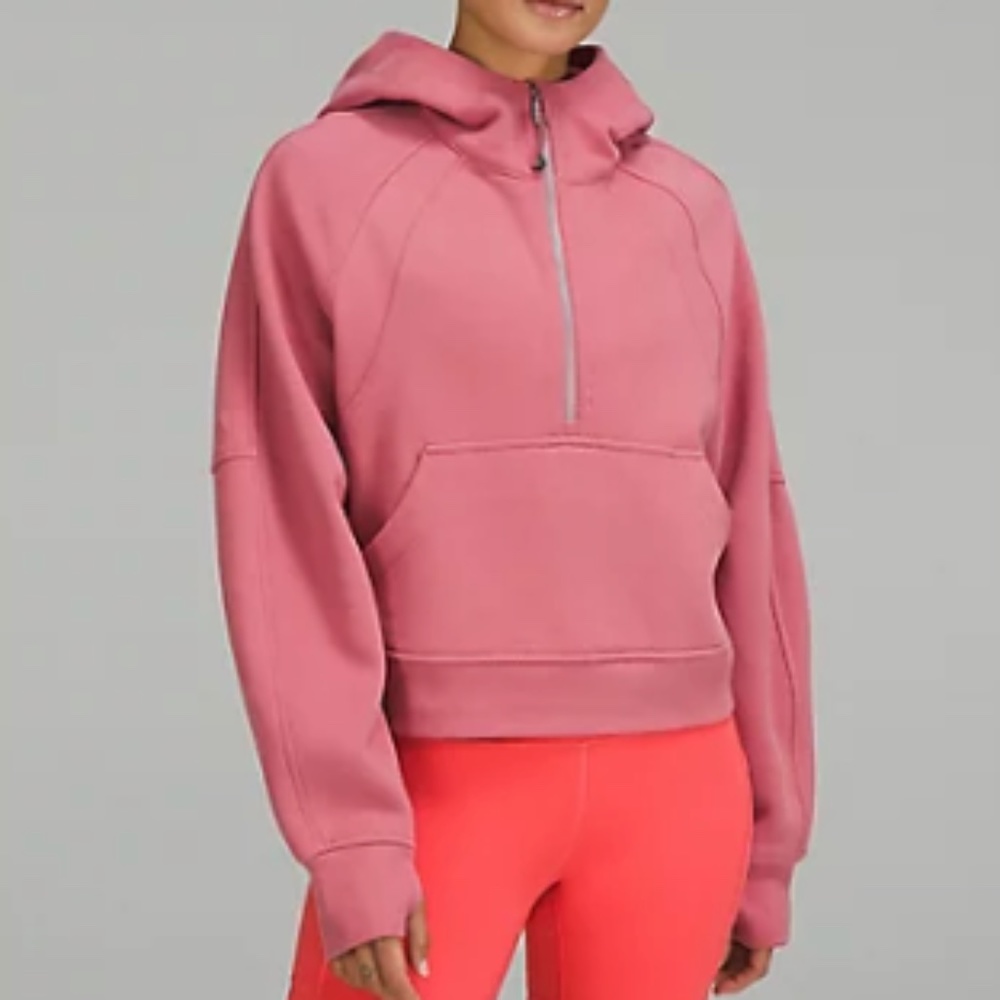 NWT Lululemon Brier Rose Scuba Half-Zip